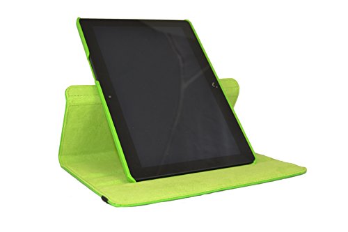 Theoutlettablet® Funda Giratoria 360º para Tablet Bq Aquaris M10 10.1" Book Cover Case Protección Delantera y Trasera Color Verde