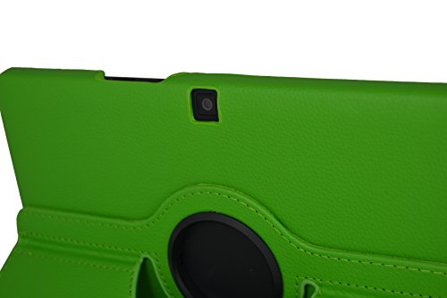 Theoutlettablet® Funda Giratoria 360º para Tablet Bq Aquaris M10 10.1" Book Cover Case Protección Delantera y Trasera Color Verde