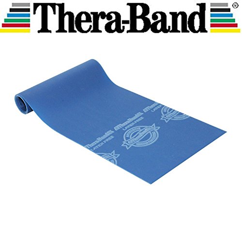 Thera-Band Ejercicio de Resistencia Banda Libre de látex (Azul, 1.5 m)