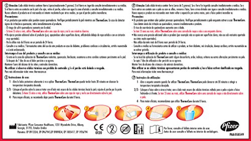 THERMACARE Parche Térmico Terapéutico - 4 parches - Para el Dolor Lumbar y Cadera - Alivio Prolongado del Dolor Hasta 16 Horas - Sin Medicamentos