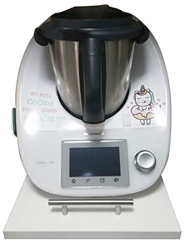 Thermodernizate Tabla, Plataforma, Base Deslizante para THERMOMIX TM6 TM5 TM31. Mod Blanco Pequeña Thermodernizate Tabla, Plataforma, Base Deslizante para THERMOMIX TM6 TM5 TM31. Mod Blanco Pequeña