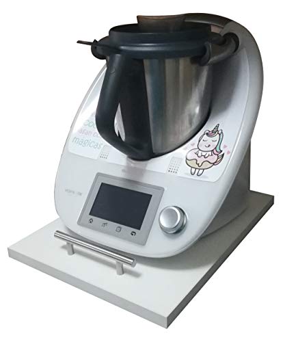 Thermodernizate Tabla, Plataforma, Base Deslizante para THERMOMIX TM6 TM5 TM31. Mod Blanco Pequeña Thermodernizate Tabla, Plataforma, Base Deslizante para THERMOMIX TM6 TM5 TM31. Mod Blanco Pequeña