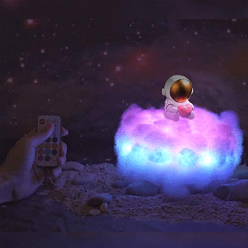 THESHYER 1PC Luces de Nube de Astronauta, utilizadas para la decoración de Habitaciones y dormitorios, Mini artículos de decoración de Entretenimiento para el hogar THESHYER 1PC Luces de Nube de Astronauta, utilizadas para la decoración de Habitaciones y dormitorios, Mini artículos de decoración de Entretenimiento para el hogar