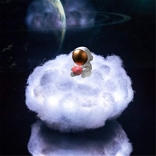 THESHYER 1PC Luces de Nube de Astronauta, utilizadas para la decoración de Habitaciones y dormitorios, Mini artículos de decoración de Entretenimiento para el hogar THESHYER 1PC Luces de Nube de Astronauta, utilizadas para la decoración de Habitaciones y dormitorios, Mini artículos de decoración de Entretenimiento para el hogar