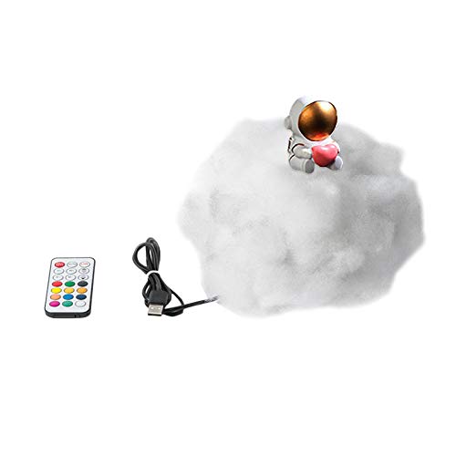 THESHYER 1PC Luces de Nube de Astronauta, utilizadas para la decoración de Habitaciones y dormitorios, Mini artículos de decoración de Entretenimiento para el hogar THESHYER 1PC Luces de Nube de Astronauta, utilizadas para la decoración de Habitaciones y dormitorios, Mini artículos de decoración de Entretenimiento para el hogar