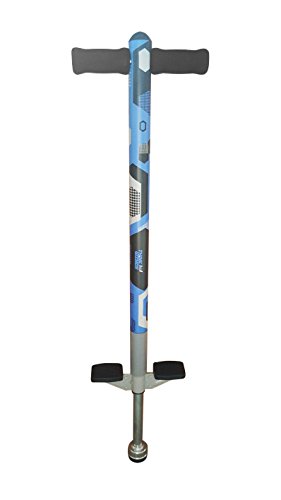 ThinkGizmos Pogo Stick para niños - Saltadores para niños Modelo Aero Advantage - Juguetes niño 5 años a 10 años MAX 36 kg - Stick Jumper (Azul y Negro)