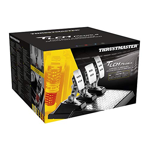 Thrustmaster T-LCM Pedals — Pedales profesionales magnéticos y con “Load Cell” metálicos y ajustables para PC, PS4 y Xbox One Thrustmaster T-LCM Pedals — Pedales profesionales magnéticos y con “Load Cell” metálicos y ajustables para PC, PS4 y Xbox One