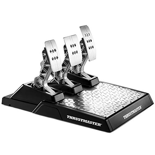 Thrustmaster T-LCM Pedals — Pedales profesionales magnéticos y con “Load Cell” metálicos y ajustables para PC, PS4 y Xbox One Thrustmaster T-LCM Pedals — Pedales profesionales magnéticos y con “Load Cell” metálicos y ajustables para PC, PS4 y Xbox One