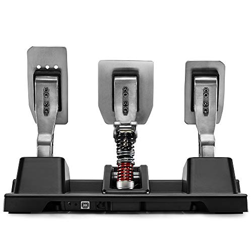 Thrustmaster T-LCM Pedals — Pedales profesionales magnéticos y con “Load Cell” metálicos y ajustables para PC, PS4 y Xbox One Thrustmaster T-LCM Pedals — Pedales profesionales magnéticos y con “Load Cell” metálicos y ajustables para PC, PS4 y Xbox One