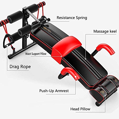 TIANYOU Taburete de la Aptitud Ayuda Sit-Up Junta Equipo de Ejercicio Multifunción Entrenador de Abdominales Banco de Entrenamiento Ajustable Se Aplica a Las Entrenamiento de Cuerpo TIANYOU Taburete de la Aptitud Ayuda Sit-Up Junta Equipo de Ejercicio Multifunción Entrenador de Abdominales Banco de Entrenamiento Ajustable Se Aplica a Las Entrenamiento de Cuerpo