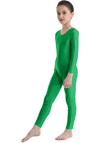 TiaoBug Bodies Jumpsuit Mono para Danza Gimnasia Rítmica Leotardo Body Básico Clásico Manga Larga para Ballet Deporte Niñas Niños 5-12 Años Verde 5-6 Años TiaoBug Bodies Jumpsuit Mono para Danza Gimnasia Rítmica Leotardo Body Básico Clásico Manga Larga para Ballet Deporte Niñas Niños 5-12 Años Verde 5-6 Años
