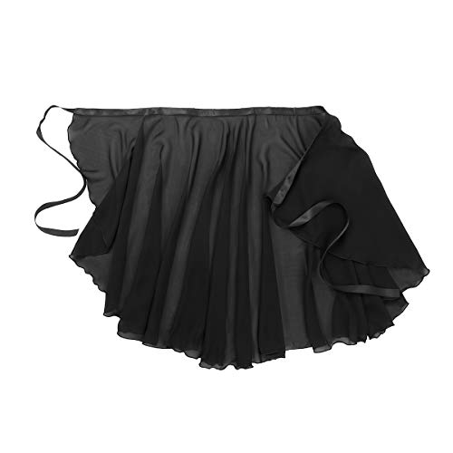 TiaoBug Falda de Ballet Mujeres Bailarinas Falda Larga de Gasa con Cinturilla Ajustable Envoltura para Bodies Gimnasia Niñas Mujeres Negro One Size TiaoBug Falda de Ballet Mujeres Bailarinas Falda Larga de Gasa con Cinturilla Ajustable Envoltura para Bodies Gimnasia Niñas Mujeres Negro One Size