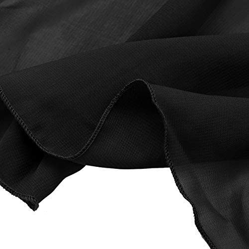 TiaoBug Falda de Ballet Mujeres Bailarinas Falda Larga de Gasa con Cinturilla Ajustable Envoltura para Bodies Gimnasia Niñas Mujeres Negro One Size TiaoBug Falda de Ballet Mujeres Bailarinas Falda Larga de Gasa con Cinturilla Ajustable Envoltura para Bodies Gimnasia Niñas Mujeres Negro One Size