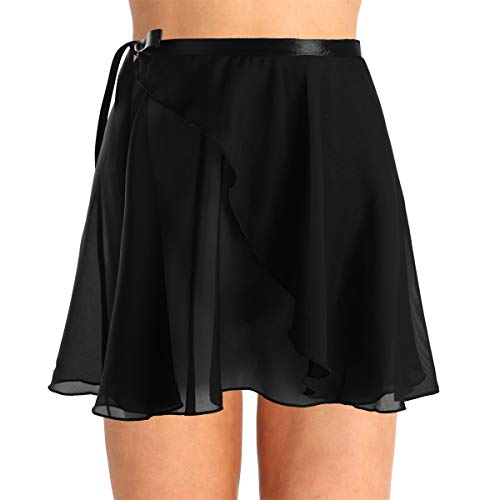 TiaoBug Falda de Gasa Deportiva Niñas para Danza Ballet Gimnasia Patinaje Niñas Infántil y Mujer Adulta con Cinturilla para Leotardo Maillot Deporte Negro One Size TiaoBug Falda de Gasa Deportiva Niñas para Danza Ballet Gimnasia Patinaje Niñas Infántil y Mujer Adulta con Cinturilla para Leotardo Maillot Deporte Negro One Size