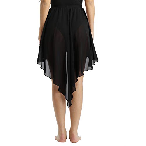 TiaoBug Falda Tul Mujer de Danza Ballet Falda Larga Irregular Cintura Elástica para Baile Gimnasia Ropa Danza Contemporánea Vientre Sevillanas Niñas Mujeres Negro One_Size TiaoBug Falda Tul Mujer de Danza Ballet Falda Larga Irregular Cintura Elástica para Baile Gimnasia Ropa Danza Contemporánea Vientre Sevillanas Niñas Mujeres Negro One_Size