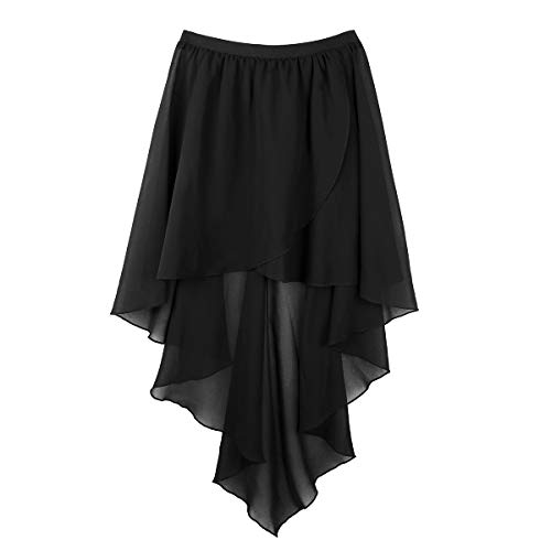 TiaoBug Falda Tul Mujer de Danza Ballet Falda Larga Irregular Cintura Elástica para Baile Gimnasia Ropa Danza Contemporánea Vientre Sevillanas Niñas Mujeres Negro One_Size TiaoBug Falda Tul Mujer de Danza Ballet Falda Larga Irregular Cintura Elástica para Baile Gimnasia Ropa Danza Contemporánea Vientre Sevillanas Niñas Mujeres Negro One_Size