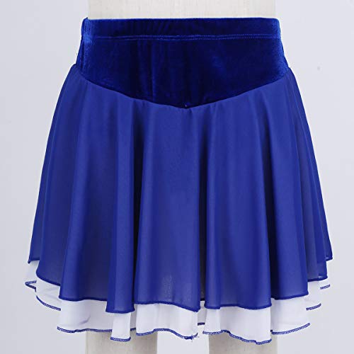 TiaoBug Faldas de Patinaje Artistico Niñas Infántil Cintura Elástica Tutú Falda de Danza Ballet Maillots Gimnasia Fitness Blue&White 10 Años TiaoBug Faldas de Patinaje Artistico Niñas Infántil Cintura Elástica Tutú Falda de Danza Ballet Maillots Gimnasia Fitness Blue&White 10 Años