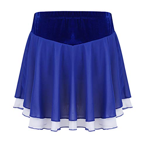 TiaoBug Faldas de Patinaje Artistico Niñas Infántil Cintura Elástica Tutú Falda de Danza Ballet Maillots Gimnasia Fitness Blue&White 10 Años TiaoBug Faldas de Patinaje Artistico Niñas Infántil Cintura Elástica Tutú Falda de Danza Ballet Maillots Gimnasia Fitness Blue&White 10 Años