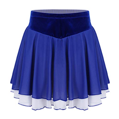 TiaoBug Faldas de Patinaje Artistico Niñas Infántil Cintura Elástica Tutú Falda de Danza Ballet Maillots Gimnasia Fitness Blue&White 10 Años TiaoBug Faldas de Patinaje Artistico Niñas Infántil Cintura Elástica Tutú Falda de Danza Ballet Maillots Gimnasia Fitness Blue&White 10 Años