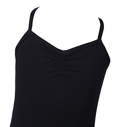 TiaoBug Maillot Ballet Negro Blanco de Danza Gimnasia para Niña Leotardo Blanco de Algodón Clásico Elástico con Tirantes Cruzados a la Espalda para Niña Chica 3-14 años Negro 12-14 años TiaoBug Maillot Ballet Negro Blanco de Danza Gimnasia para Niña Leotardo Blanco de Algodón Clásico Elástico con Tirantes Cruzados a la Espalda para Niña Chica 3-14 años Negro 12-14 años