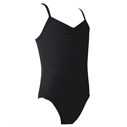 TiaoBug Maillot Ballet Negro Blanco de Danza Gimnasia para Niña Leotardo Blanco de Algodón Clásico Elástico con Tirantes Cruzados a la Espalda para Niña Chica 3-14 años Negro 12-14 años TiaoBug Maillot Ballet Negro Blanco de Danza Gimnasia para Niña Leotardo Blanco de Algodón Clásico Elástico con Tirantes Cruzados a la Espalda para Niña Chica 3-14 años Negro 12-14 años