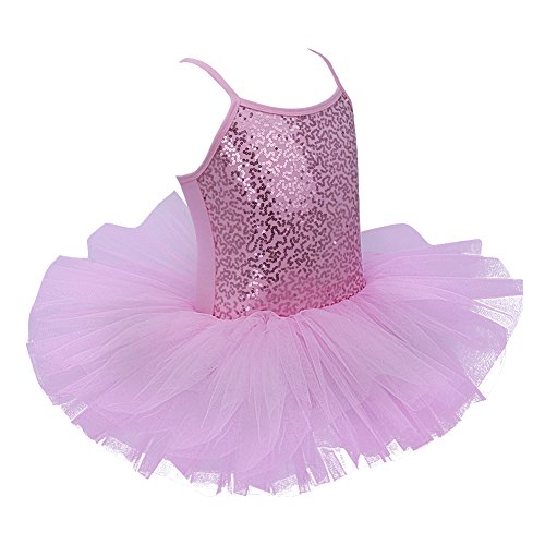 TiaoBug Niñas Maillots de Danza Ballet Vestido con Lentejuelas para Fiestas Leotardo Algodón con Tutú Infántil con Braga Interior para Niños 2-14 Años Rosa A 4-5 años TiaoBug Niñas Maillots de Danza Ballet Vestido con Lentejuelas para Fiestas Leotardo Algodón con Tutú Infántil con Braga Interior para Niños 2-14 Años Rosa A 4-5 años
