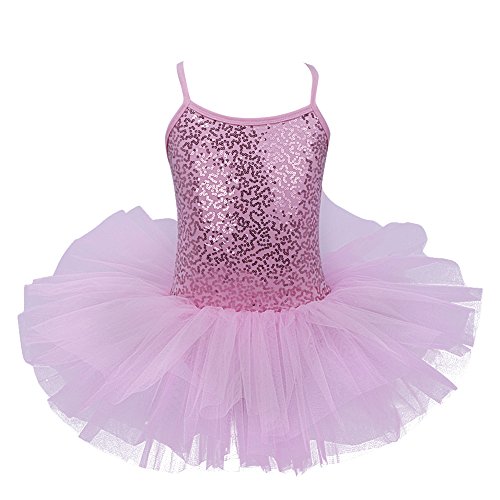 TiaoBug Niñas Maillots de Danza Ballet Vestido con Lentejuelas para Fiestas Leotardo Algodón con Tutú Infántil con Braga Interior para Niños 2-14 Años Rosa A 5-6 años TiaoBug Niñas Maillots de Danza Ballet Vestido con Lentejuelas para Fiestas Leotardo Algodón con Tutú Infántil con Braga Interior para Niños 2-14 Años Rosa A 5-6 años