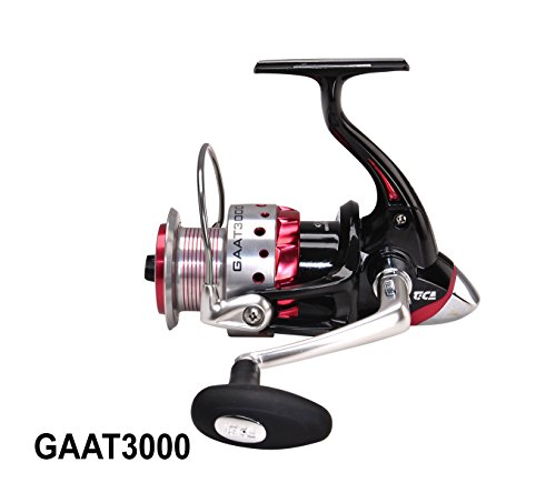 Tica USA Samira X-Treme Gaat3000H Carrete de Pesca giratoria, Negro/Gris