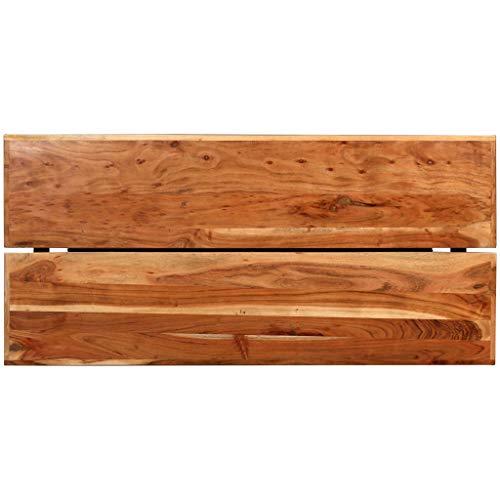 Tidyard Mesa de Bar Bistró Cocina Comedor Mesa Alta Mesa Auxiliar de Diseño Industrial Madera de Sheesham y Acero 150x70x107cm Tidyard Mesa de Bar Bistró Cocina Comedor Mesa Alta Mesa Auxiliar de Diseño Industrial Madera de Sheesham y Acero 150x70x107cm