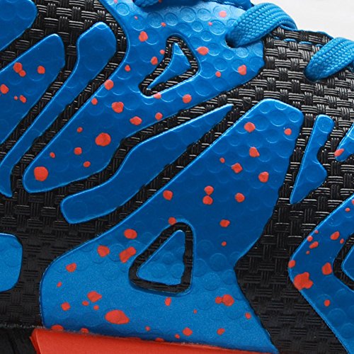 Tiebao Niños Difícil Suelo Artificial Velocidad PU Cuero Fútbol Zapatos (Azul, Niño pequeño EU30) Tiebao Niños Difícil Suelo Artificial Velocidad PU Cuero Fútbol Zapatos (Azul, Niño pequeño EU30)
