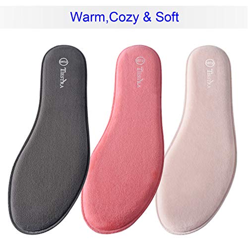 TIESTRA Plantillas Memory Foam para Zapatos de Mujer y Hombre, Plantillas Confort y Flexibles,Cómodas y Amortiguación para Trabajo, Deportes, Caminar, Senderismo