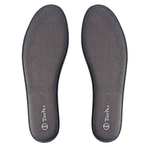 TIESTRA Plantillas Memory Foam para Zapatos de Mujer y Hombre, Plantillas Confort y Flexibles,Cómodas y Amortiguación para Trabajo, Deportes, Caminar, Senderismo TIESTRA Plantillas Memory Foam para Zapatos de Mujer y Hombre, Plantillas Confort y Flexibles,Cómodas y Amortiguación para Trabajo, Deportes, Caminar, Senderismo