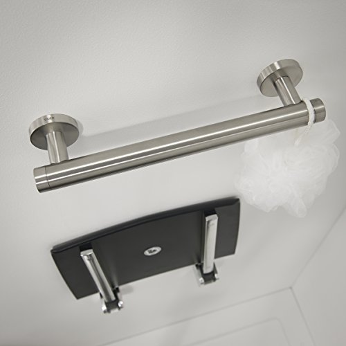 Tiger Boston Comfort & Safety Asidero de baño, Metal, Acero Inoxidable Cepillado, 30 x 5.1 x 7 cm Tiger Boston Comfort & Safety Asidero de baño, Metal, Acero Inoxidable Cepillado, 30 x 5.1 x 7 cm
