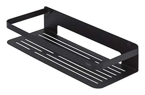 Tiger Caddy Cesta de Ducha, Acero Inoxidable, Negro Mate, 32x7x13.6 cm Tiger Caddy Cesta de Ducha, Acero Inoxidable, Negro Mate, 32x7x13.6 cm