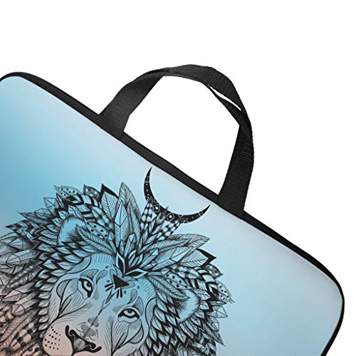 Tiger Leopard León Animales Atrapasueños Impreso Funda para portátil Funda protectora resistente al polvo Neopreno Laptop Funda Funda Tablet Bag Accesorios de ordenador