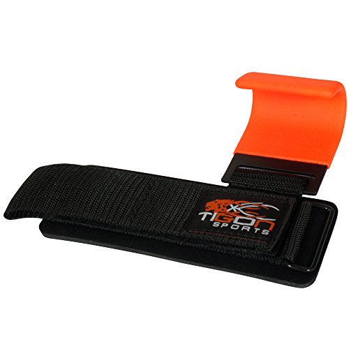 TIGON - Correas de entrenamiento para levantamiento de pesas (naranja)