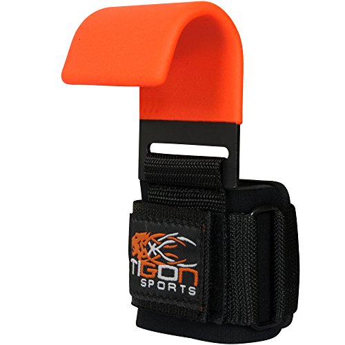 TIGON - Correas de entrenamiento para levantamiento de pesas (naranja)