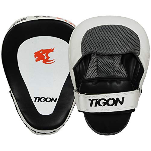 Tigon MMA - Almohadillas de Boxeo para Artes Marciales Mixtas, Blanco Tigon MMA - Almohadillas de Boxeo para Artes Marciales Mixtas, Blanco