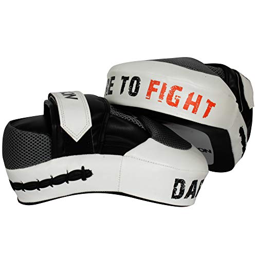 Tigon MMA - Almohadillas de Boxeo para Artes Marciales Mixtas, Blanco