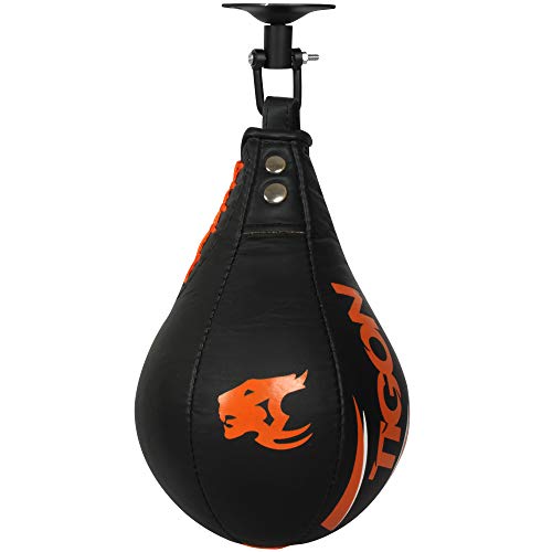 Tigon Pro Speed Ball Dodge Ball Bolsa de boxeo Speedball MMA Punching forma de pera Punch Training Giratorio Tigon Pro Speed Ball Dodge Ball Bolsa de boxeo Speedball MMA Punching forma de pera Punch Training Giratorio