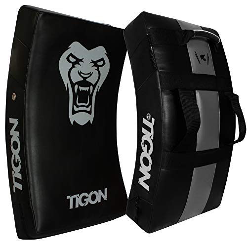 Tigon Sports Gel Strike Shield Boxsack Focus Kick Pad Boxen MMA - Brazo de entrenamiento para artes marciales (individual)