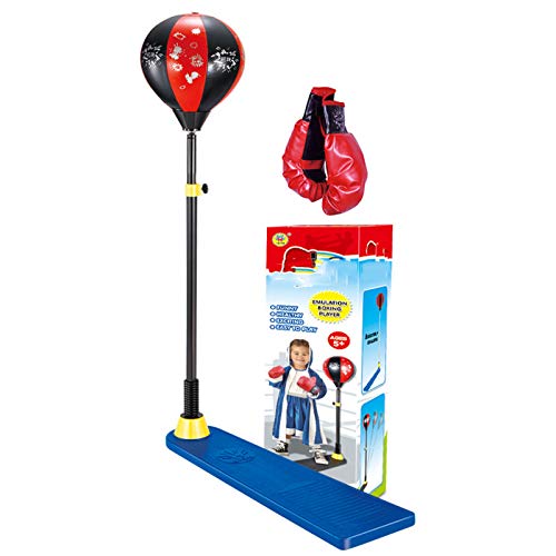 TIM-LI Juego De Sacos De Boxeo para Niños con Soporte/Guantes De Boxeo/Bomba De Mano, Altura Ajustable, para Niños De 4 5 6 7 8 Años En Adelante, Niñas TIM-LI Juego De Sacos De Boxeo para Niños con Soporte/Guantes De Boxeo/Bomba De Mano, Altura Ajustable, para Niños De 4 5 6 7 8 Años En Adelante, Niñas