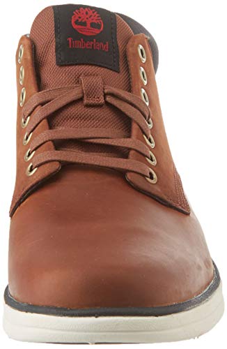 Timberland Bradstreet Leather Sensorflex', Botas Chukka Hombre, Marrón MD Brown Full Grain, 41 EU