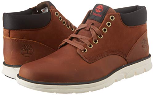 Timberland Bradstreet Leather Sensorflex', Botas Chukka Hombre, Marrón MD Brown Full Grain, 43 EU