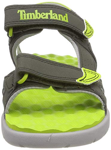 Timberland Perkins Row 2-Strap, sandale junior Descubierta Unisex niños, Verde (Forest Night), 35 EU