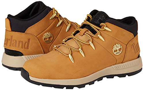 Timberland Sprint Trekker Mid, Botas Chukka Hombre, Amarillo Wheat Nubuck, 42 EU