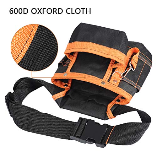 TIMESETL Bolsa para Electricista + Magnético Pulseras Muñequera, 600D Oxford Impermeable, Cinturón de Ajustable Multifunción Organizadores de Herramientas, Cinturon para Herramientas TIMESETL Bolsa para Electricista + Magnético Pulseras Muñequera, 600D Oxford Impermeable, Cinturón de Ajustable Multifunción Organizadores de Herramientas, Cinturon para Herramientas