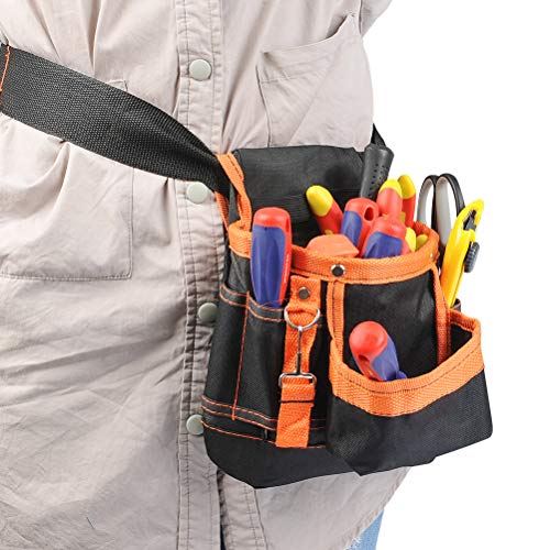TIMESETL Bolsa para Electricista + Magnético Pulseras Muñequera, 600D Oxford Impermeable, Cinturón de Ajustable Multifunción Organizadores de Herramientas, Cinturon para Herramientas TIMESETL Bolsa para Electricista + Magnético Pulseras Muñequera, 600D Oxford Impermeable, Cinturón de Ajustable Multifunción Organizadores de Herramientas, Cinturon para Herramientas