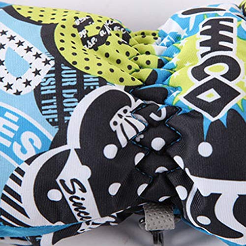 Timetided Guantes Gruesos de esquí para niños, Impermeables, a Prueba de Viento, Antideslizantes, para Patinaje en la Nieve, Guantes Gruesos y cálidos, Guantes para Deportes de Invierno, Azul Timetided Guantes Gruesos de esquí para niños, Impermeables, a Prueba de Viento, Antideslizantes, para Patinaje en la Nieve, Guantes Gruesos y cálidos, Guantes para Deportes de Invierno, Azul