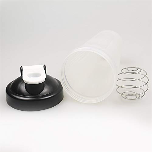 Timmil 400 ml Classic Loop Shaker Cup/Diet Shaker/Protein Shaker con Blender Ball y asa de transporte Unisex Cup con múltiples opciones de color (Schwarz) Timmil 400 ml Classic Loop Shaker Cup/Diet Shaker/Protein Shaker con Blender Ball y asa de transporte Unisex Cup con múltiples opciones de color (Schwarz)